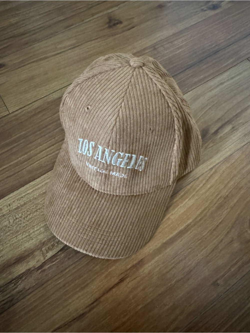 Los Angeles Corduroy Baseball Cap - Tan
